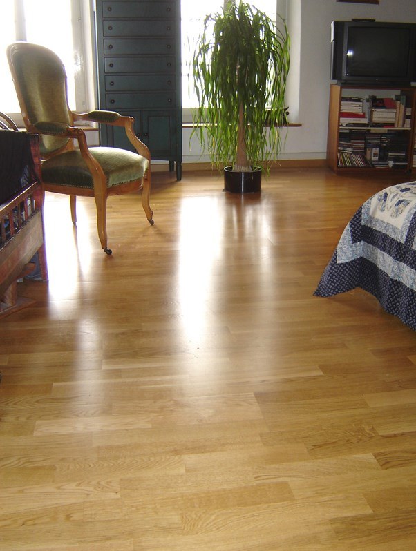 Parquet posé par Schweizer Solaire