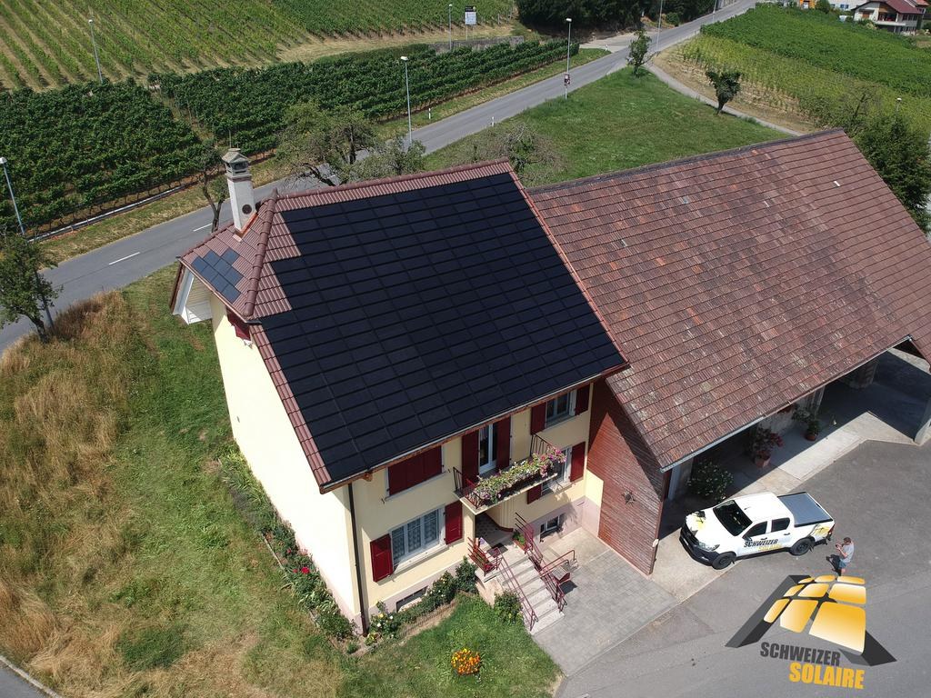 Toiture attenante à la ferme à Montmagny