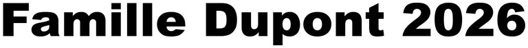 Exemple d'écriture en Arial Black